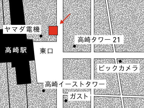 群馬県高崎駅ヤマダ電機前