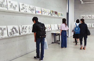 入試参考作品基礎造形実習作品展示