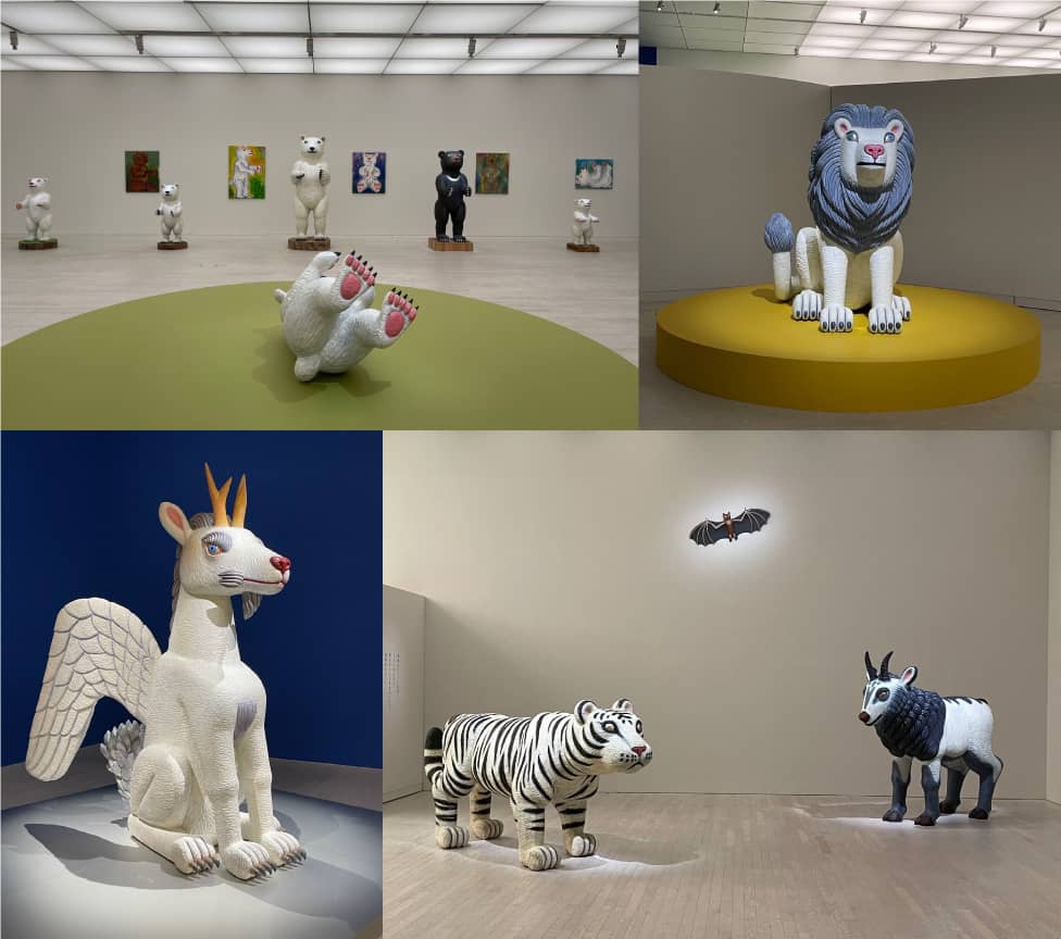 私の作品について—制作と展示イメージ